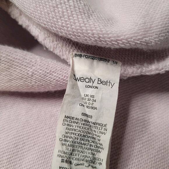 Sweaty Betty Revive T-Shirt Dress 0 2 Mistflower Purple Relaxed Comfy Loungewear - Picture 7 of 13